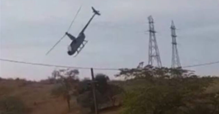 Urgente: Helicóptero com deputado federal e vice-prefeito cai no interior de Minas Gerais; Vídeo mostra a queda