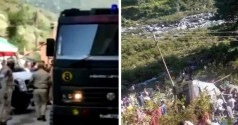 Ônibus escolar cai em desfiladeiro e deixa várias vítimas