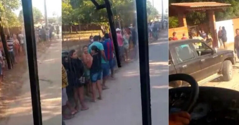 Milagre: multidão forma fila no interior do Ceará, para consultar com criança que teria dom da cura
