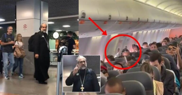 “O Brasileiro não tem limites” Padre Kelmon sofre ataques em avião por passageiros e o que ele faz surpreende a todos