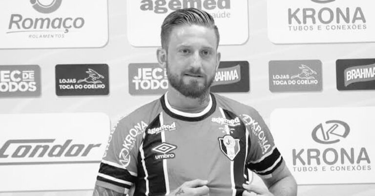 LUTO: Ex-atacante do Joinville morre aos 30 anos de idade