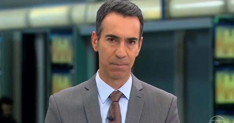 César Tralli mal termina boa tarde no Jornal Hoje e dá notícia que tira a paz dos brasileiros