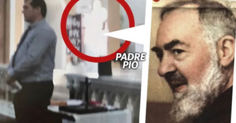 Várias pessoas veem a aparição do Padre Pio em uma igreja na Irlanda