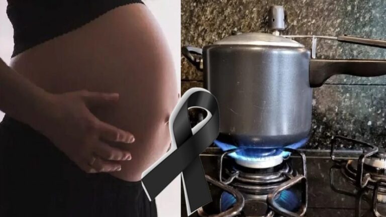 Grávida perde a vida após panela de pressão explodir enquanto ela cozinhava