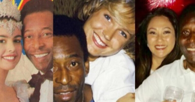 Pelé teve 3 casamentos e várias namoradas famosas durante a vida