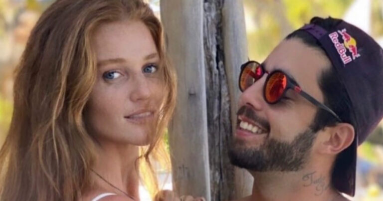 Esposa de Pedro Scooby posa com filha recém-nascida nos braços e encanta seguidores