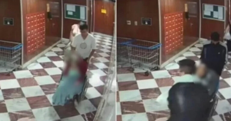 Vídeo flagra momento em que sobrinhos retiram corpos de idosos de apartamento; após assassiná-los