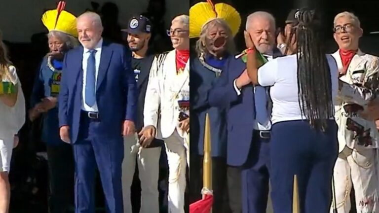 Fim do suspense: Saiba quem entregou a faixa para Lula na posse