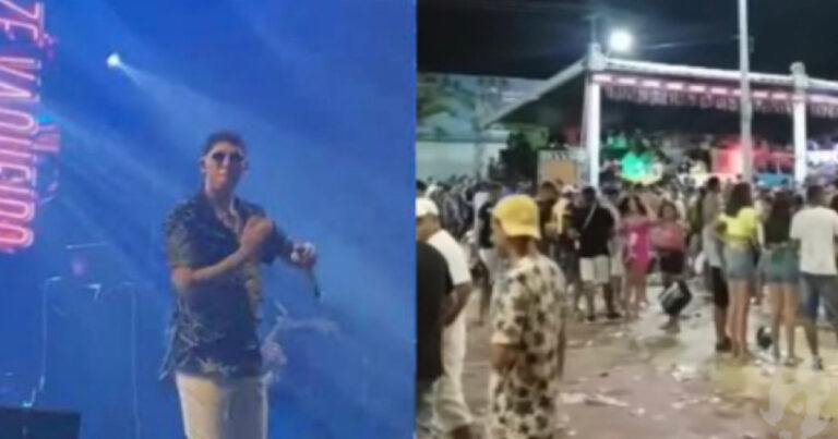 Vídeo: Fã relata desespero após tiros em show de Zé Vaqueiro; ‘Parecia uma gaiola’