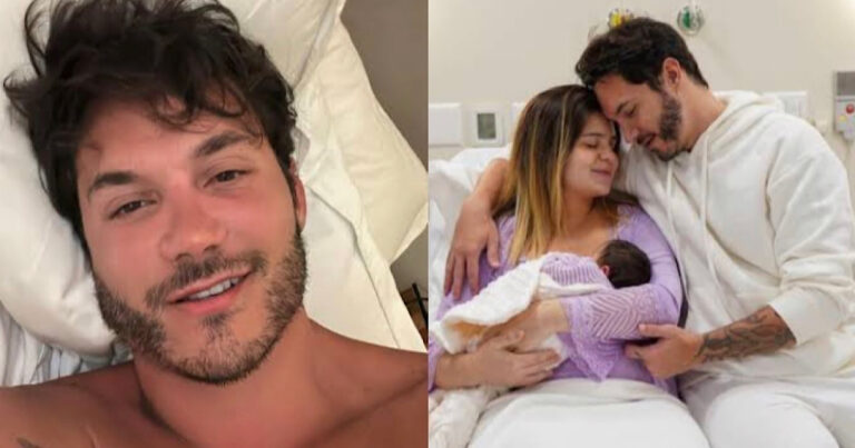 Eliezer mostra o rosto de filha recém-nascida e seguidores rasgam elogios: “linda”