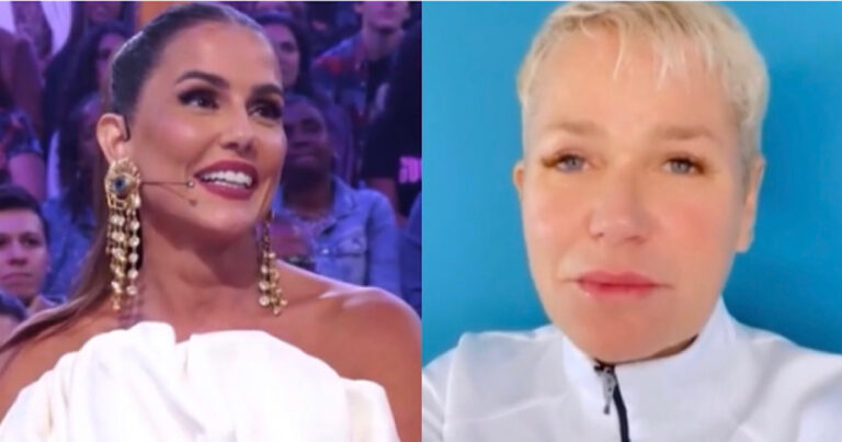 Deborah Secco se emociona com homenagem de Xuxa no ‘Domingão’: ‘Que forte ouvir isso’