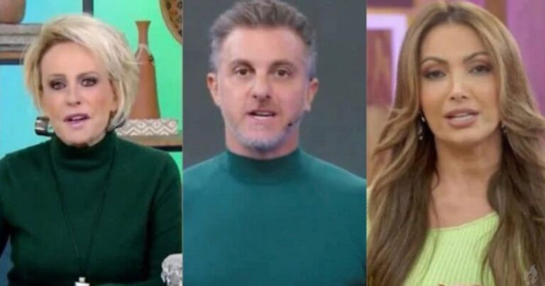 Luciano Huck, Ana Maria e Patrícia Poeta endossam protestos contra a Globo