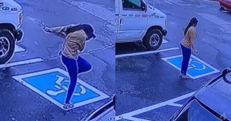 Câmeras flagram o que aconteceu minutos após mulher receber a confirmação de que conseguiu emprego