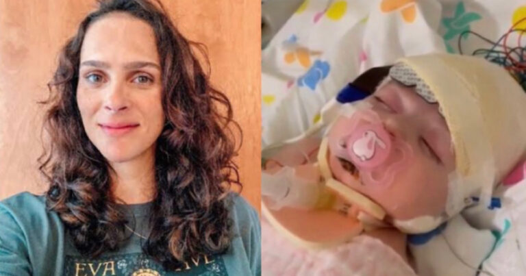 Esposa de Juliano Cazarré, Letícia emociona os seguidores com homenagem para Maria Guilhermina