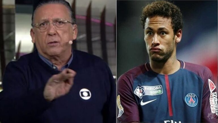 Galvão Bueno detona Neymar e aponta exageros do jogador
