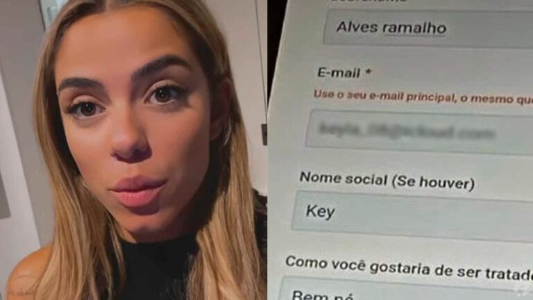 Key Alves vira piada com erro inacreditável em formulário: “Não é possível”