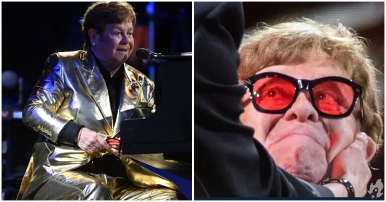 Elton John se emociona durante seu último show no Reino Unido