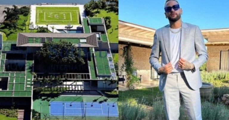 Neymar leva amigos para curtir mansão sem Bruna Biancardi