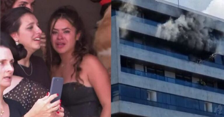 Apartamento em que Maisa estava pega fogo no Recife