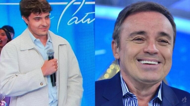 Filho de Gugu exibe fotografia inédita de antes do falecimento do pai: “Saudades”
