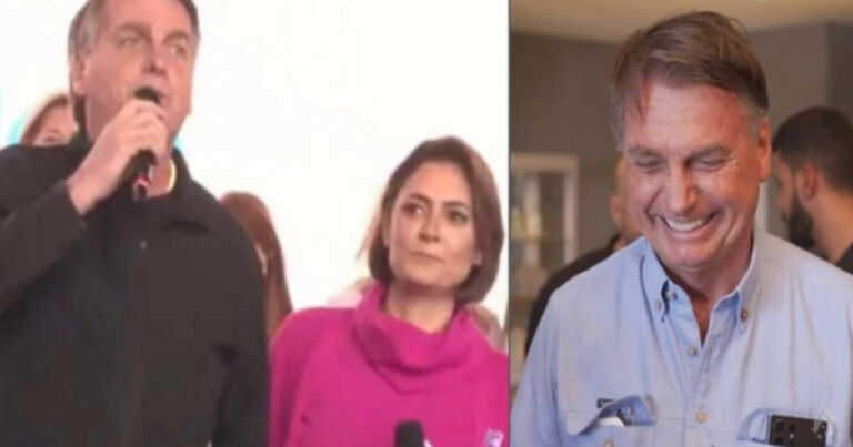Bolsonaro invade evento de mulheres e Michele se revolta: ‘Não era para ele estar presente’