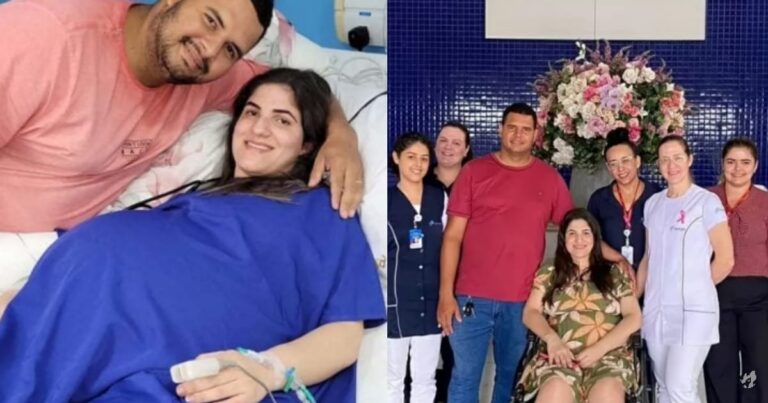 Mãe de sêxtuplos recebe alta do hospital; bebês seguem internados