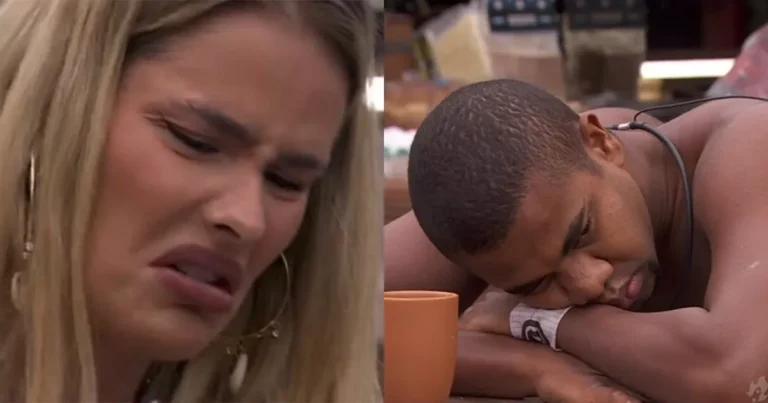 BBB24 – internautas acusam Yasmin Brunet de xenofobia após ridicularizar o jeito de falar de Davi