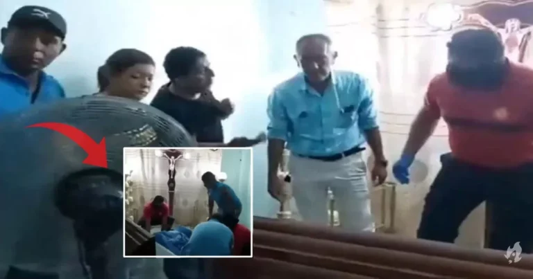 “SUSTO” Durante velório, idosa acorda dentro do caixão e vídeo registra o momento