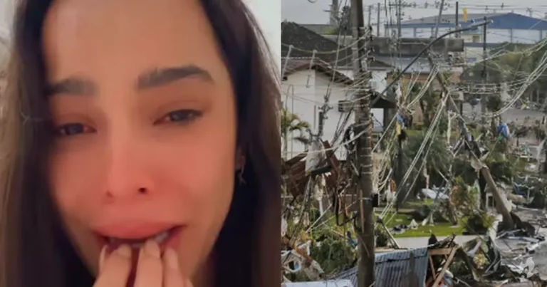 Campeã do BBB perde a casa nas enchentes do RS “Está em baixo d’Água”