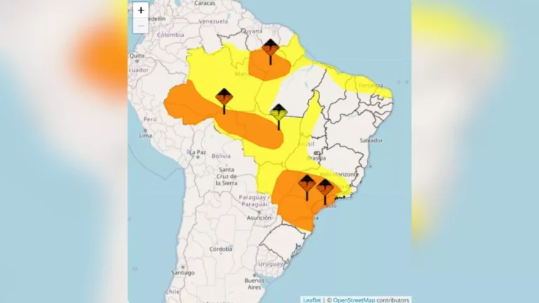 Entenda o que é o alerta laranja, em vigor hoje em parte do Brasil