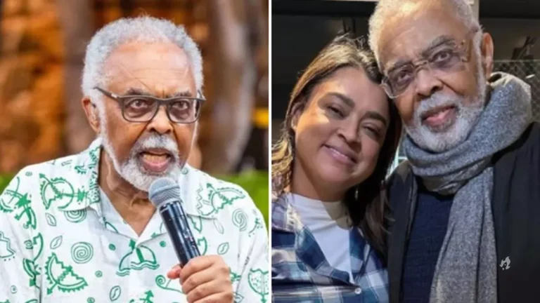 Gilberto Gil quebra protocolo e fala sobre saúde atual de Preta Gil: ‘Não está’