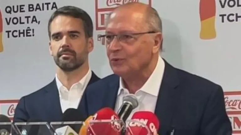 “Não fico feliz”, diz ex-tucano Alckmin sobre fusão do PSDB