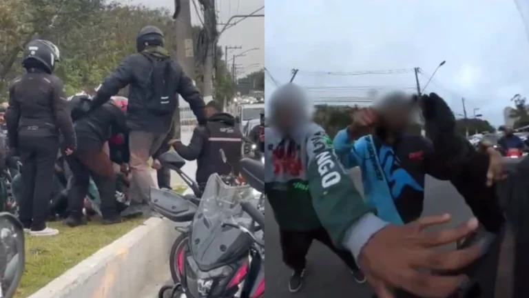 Jovem tenta roubar moto com arma falsa, leva mata-leão e é apreendido; veja