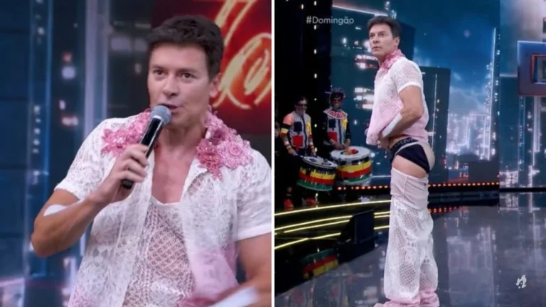 Rodrigo Faro tira a calça na Globo após episódio de ‘fofoca’ de Fernanda Paes Leme