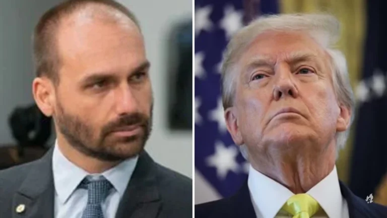 Eduardo Bolsonaro vai a Washington pedir mais sanções contra o Brasil