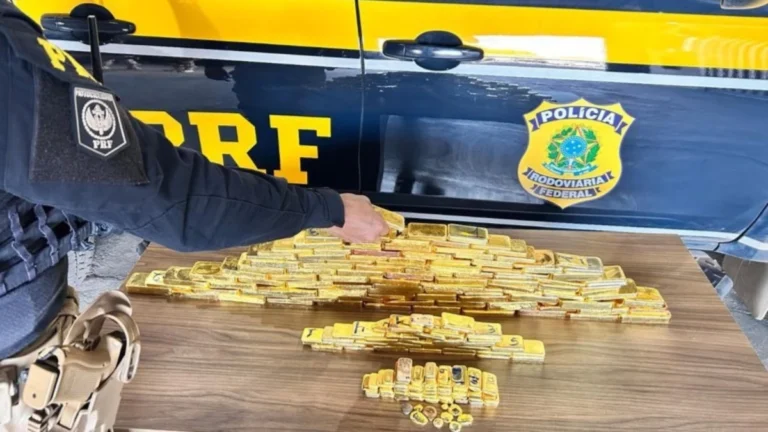PF indicia motoristas flagrados com 143 kg de ouro no Pará e em Roraima