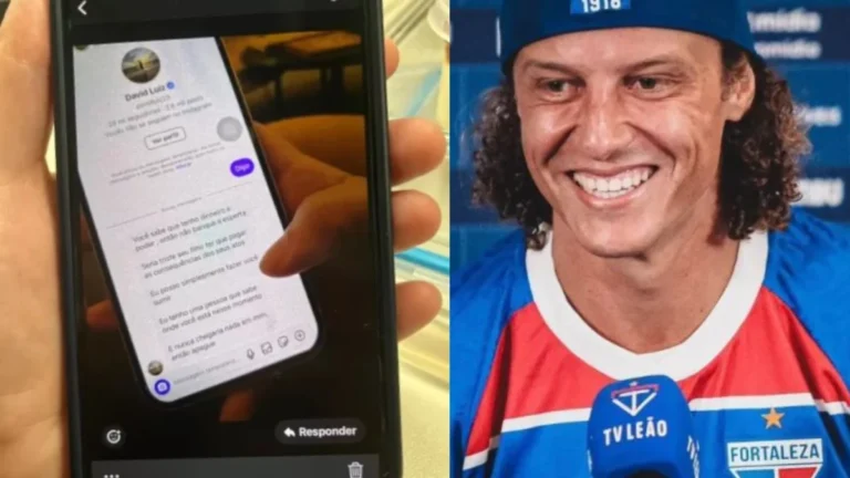 Mulher denuncia mensagem de ameaça de David Luiz: “Posso fazer você sumir”