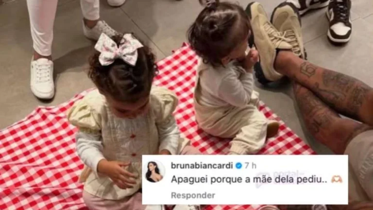 Bruna Biancardi explica por que apagou foto de Mavie com Helena: A mãe dela pediu