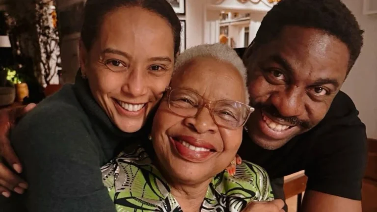 Taís Araújo e Lázaro Ramos recebem viúva de Nelson Mandela em casa