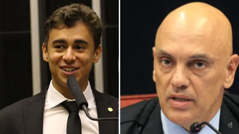 Nikolas quebra protocolo e faz pedido ousado a Alexandre Moraes