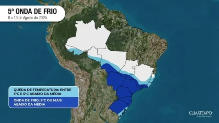 Mapa: o que sabemos da quinta e poderosa onda de frio no Brasil