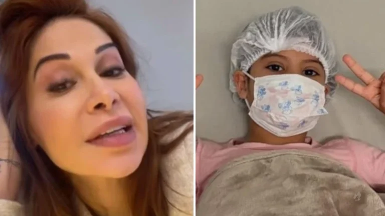 Filha de Maíra Cardi e Arthur Aguiar passa por cirurgia: ‘Meu coração está sangrando’