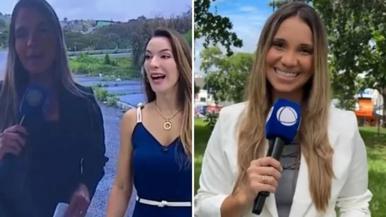 Vídeo: Repórter da Record emociona a todos após entrar em trabalho de parto ao vivo