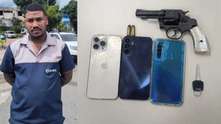 Homem rouba celular na hora do serviço e é preso após ser dedurado por GPS
