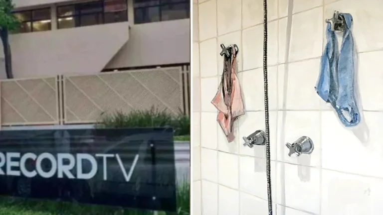 Calcinha no banheiro masculino da Record provoca alvoroço nos corredores; entenda