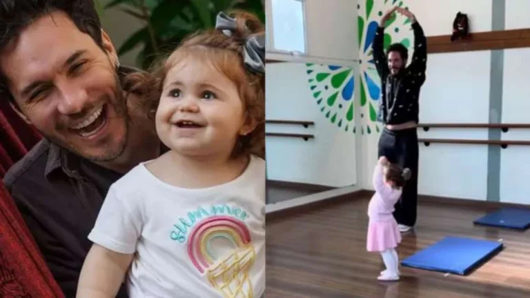 Eliezer emociona ao compartilhar momento especial ao lado da filha, Lua: Amo ser seu pai