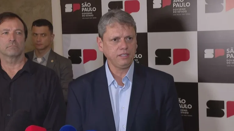 Objetivo era esse, diz Tarcísio após Hugo convocar reunião sobre anistia