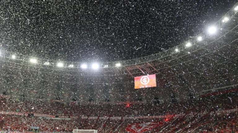 Inter investiga “chuva” de papel picado antes de jogo com Flamengo