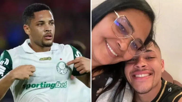 “Vagabunda e interesseira”: Vitor Roque, do Palmeiras, agride verbalmente a própria mãe em áudios