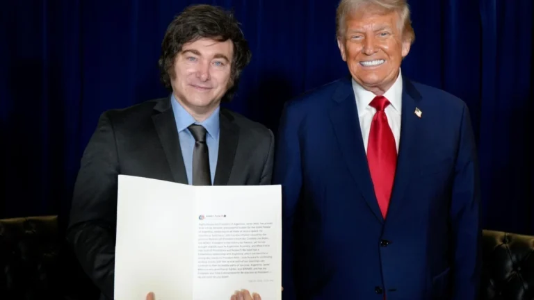 Na ONU, Trump se reúne com Milei e apoia reeleição do argentino